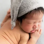 ニューボーンフォト_赤ちゃんの背中