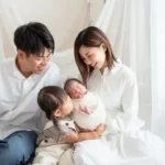 ニューボーンフォト河内長野_家族写真